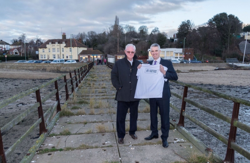 James Cartlidge MP with John Davitt