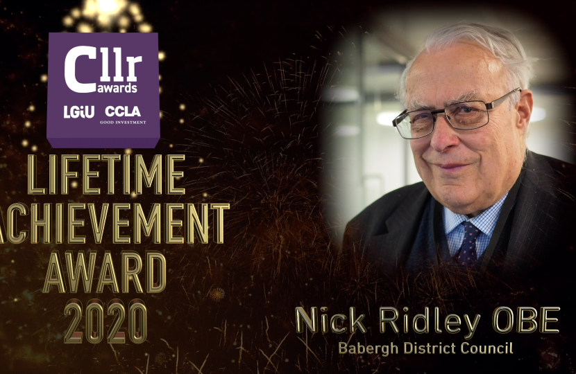  Cllr Nick Ridley OBE